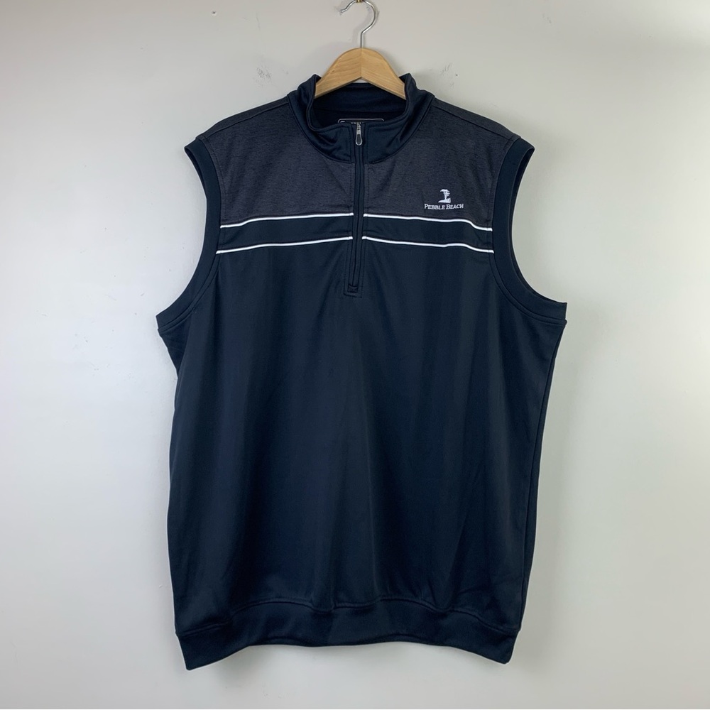 Pebble Beach Performance 1/4 zip men’s vest-XXL